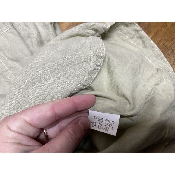 Johnny Was Blazer Jacket Sage Green Linen Size Medium - Picture 11 of 13